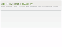 Tablet Screenshot of jillnewhouse.com